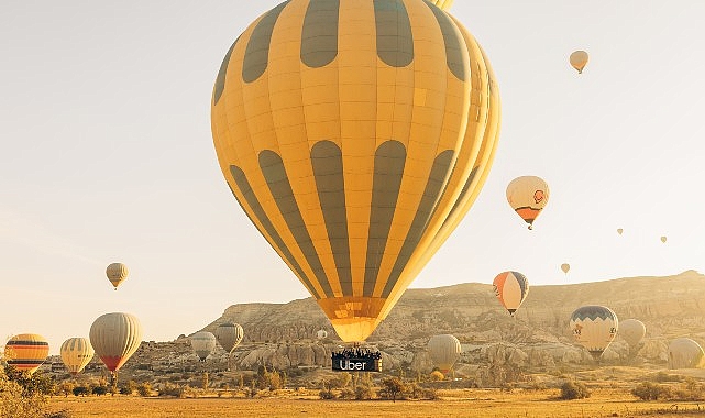 Uber'in dünyada ilk kez sunacağı Uber Balon, Kapadokya'dan havalanıyor