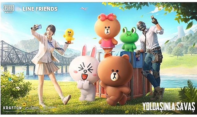 PUBG MOBILE'ın savaş alanına LINE FRIENDS'in eğlenceli dünyası geliyor