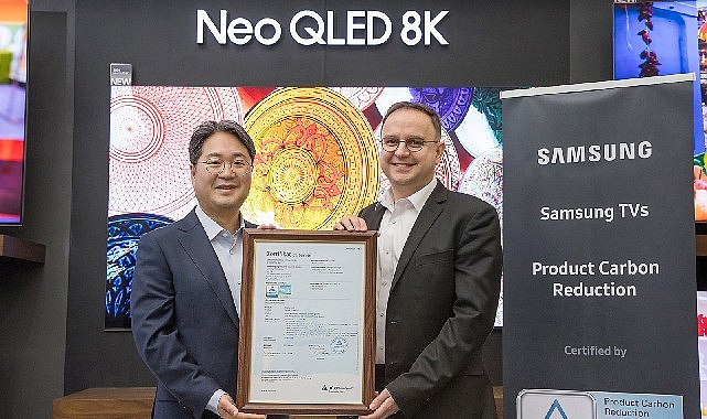 Samsung'un 2024 Model Neo QLED, OLED ve Lifestyle TV'leri, TÜV Rheinland'dan “Düşük Karbon" Sertifikası Aldı