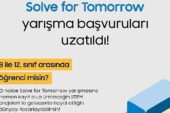 Samsung'un 'Solve for Tomorrow' yarışmasında son başvuru tarihi 16 Şubat'a kadar uzatıldı