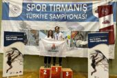 Spor tırmanışı Türkiye şampiyonasında Mustafa Sacit Sümer Türkiye Şampiyonu oldu