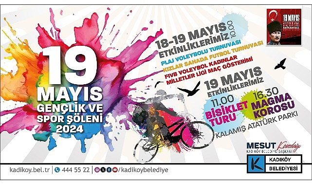 19 Mayıs, Kadıköy’de Coşkuyla Kutlanacak