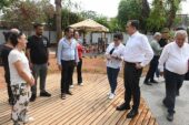 Başkan Abdullah Özyiğit Güven Park’taki yenileme çalışmalarını inceledi