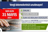 Çorlu Belediyesi Vergi Ödemelerinde Son Gün 31 Mayıs