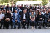 Trafik kazasında hayatını kaybeden öğretmen Erkan Şahin için anma töreni