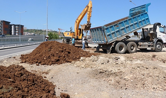 Yeşilova-Solaklar Kavşağı’nda çevre düzenlenmesi