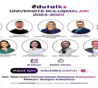 EduTalks Etkinliği 6 Ocak’ta Marmara Üniversitesi’nde!