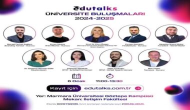 EduTalks Etkinliği 6 Ocak’ta Marmara Üniversitesi’nde!